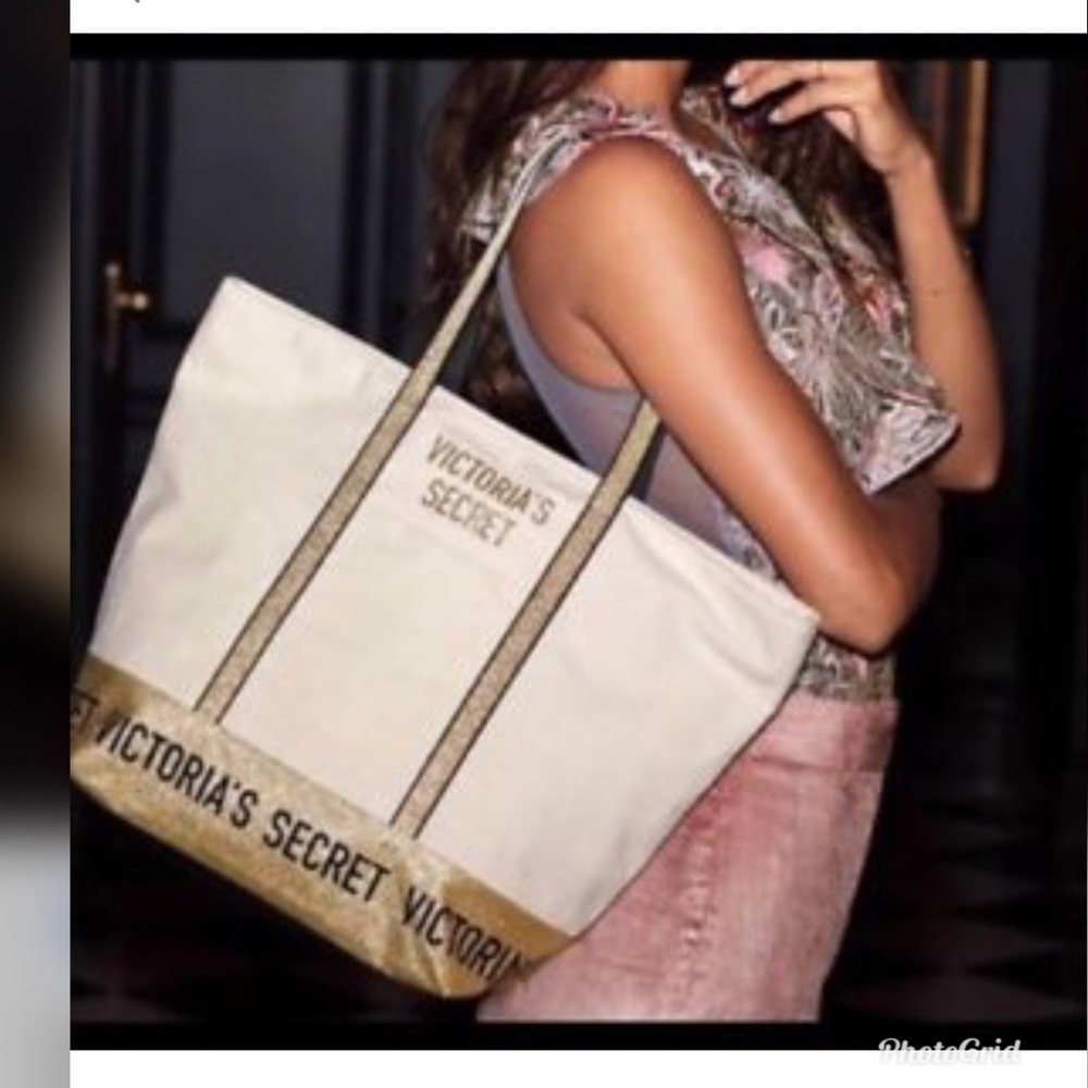 Victoria secret sparkely tote ,